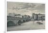 Limerick - Thomond Bridge and King Johns Castle, 1896-null-Framed Giclee Print