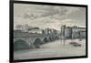 Limerick - Thomond Bridge and King Johns Castle, 1896-null-Framed Giclee Print