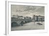 Limerick - Thomond Bridge and King Johns Castle, 1896-null-Framed Giclee Print