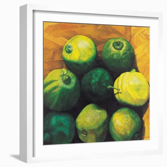 Limes, 2004-Pedro Diego Alvarado-Framed Giclee Print