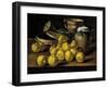 Limes, a Box of Jelly and Recipients-Luis Egidio Meléndez-Framed Giclee Print