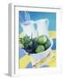 Limes, Mint and Thyme in a Bowl-Linda Burgess-Framed Photographic Print