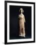 Limestone and Stucco Feminine Statue, Iranian Art of the Parthians, 1st-2nd Century A.C.-null-Framed Giclee Print