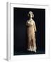 Limestone and Stucco Feminine Statue, Iranian Art of the Parthians, 1st-2nd Century A.C.-null-Framed Giclee Print