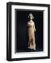 Limestone and Stucco Feminine Statue, Iranian Art of the Parthians, 1st-2nd Century A.C.-null-Framed Giclee Print