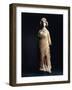 Limestone and Stucco Feminine Statue, Iranian Art of the Parthians, 1st-2nd Century A.C.-null-Framed Giclee Print