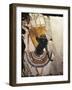 Limestone Blocks Painted with Reliefs Depicting God Amun-Min-null-Framed Giclee Print