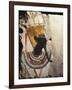 Limestone Blocks Painted with Reliefs Depicting God Amun-Min-null-Framed Giclee Print