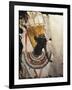 Limestone Blocks Painted with Reliefs Depicting God Amun-Min-null-Framed Giclee Print
