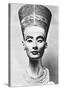 Limestone Bust of Queen Nefertiti-null-Stretched Canvas