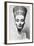 Limestone Bust of Queen Nefertiti-null-Framed Photographic Print