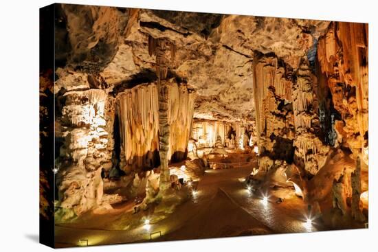 Limestone Cavern Formations-Four Oaks-Stretched Canvas