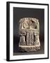 Limestone Censer Decorated in Relief, Coptic Period-null-Framed Giclee Print