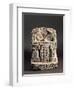 Limestone Censer Decorated in Relief, Coptic Period-null-Framed Giclee Print