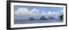 Limestone Cliffs and Pinnacle Islands. Phang Nga Bay, Thailand-Mark Taylor-Framed Photographic Print