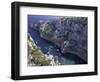 Limestone Cliffs, Calanques, Provence, France-Art Wolfe-Framed Photographic Print