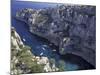 Limestone Cliffs, Calanques, Provence, France-Art Wolfe-Mounted Photographic Print