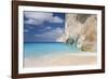 Limestone Cliffs Towering Above Turquoise Sea, Navagio Bay, Anafonitria-Ruth Tomlinson-Framed Photographic Print