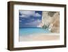 Limestone Cliffs Towering Above Turquoise Sea, Navagio Bay, Anafonitria-Ruth Tomlinson-Framed Photographic Print