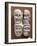 Limestone Cut Off Heads, from Oppidum at Entremont-null-Framed Giclee Print