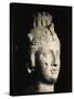 Limestone Head of Cleopatra I or II-null-Stretched Canvas