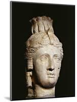 Limestone Head of Cleopatra I or II-null-Mounted Giclee Print