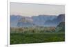 Limestone Hill, Farmland, Vinales Valley, UNESCO World Heritage Site, Cuba-Keren Su-Framed Photographic Print