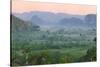 Limestone Hill, Farmland, Vinales Valley, UNESCO World Heritage Site, Cuba-Keren Su-Stretched Canvas