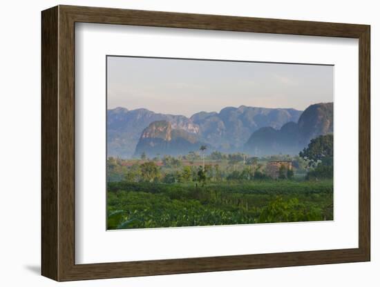 Limestone Hill, Farmland, Vinales Valley, UNESCO World Heritage Site, Cuba-Keren Su-Framed Photographic Print