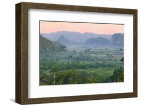 Limestone Hill, Farmland, Vinales Valley, UNESCO World Heritage Site, Cuba-Keren Su-Framed Photographic Print