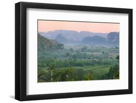 Limestone Hill, Farmland, Vinales Valley, UNESCO World Heritage Site, Cuba-Keren Su-Framed Photographic Print