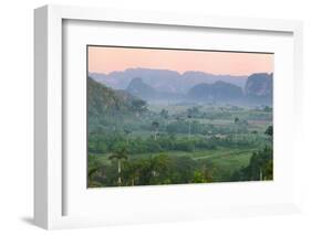 Limestone Hill, Farmland, Vinales Valley, UNESCO World Heritage Site, Cuba-Keren Su-Framed Photographic Print