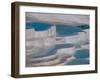 Limestone Hot Springs and Reflection of Tourists, Cotton Castle, Pamukkale, Turkey-Cindy Miller Hopkins-Framed Premium Photographic Print