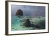 Limestone Islands Surrounded by a Coral Reef in Raja Ampat-Stocktrek Images-Framed Photographic Print