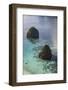 Limestone Islands Surrounded by a Coral Reef in Raja Ampat-Stocktrek Images-Framed Photographic Print