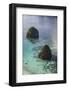 Limestone Islands Surrounded by a Coral Reef in Raja Ampat-Stocktrek Images-Framed Photographic Print