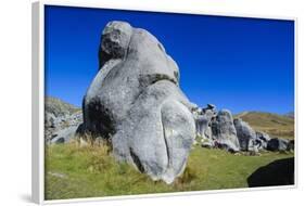 Limestone Outcrops on Castle Hill, Canterbury, South Island, New Zealand, Pacific-Michael-Framed Photographic Print