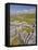 Limestone Pavement and Dry Stone Wall Above Settle, Yorkshire Dales National Park, England-Neale Clark-Framed Stretched Canvas