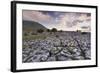 Limestone Pavement and Ingleborough Mountain-Markus Lange-Framed Photographic Print