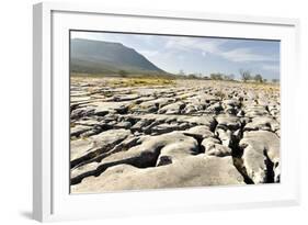Limestone Pavements Above Southerscales Scars-Tony Waltham-Framed Photographic Print