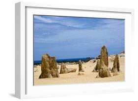 Limestone Pillars in the Pinnacle Desert-Alan J. S. Weaving-Framed Photographic Print