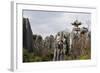 Limestone Pinnacles in Shilin, Stone Forest, at Lunan, Yunnan, China, Asia-Bruno Morandi-Framed Photographic Print