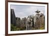 Limestone Pinnacles in Shilin, Stone Forest, at Lunan, Yunnan, China, Asia-Bruno Morandi-Framed Photographic Print