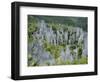 Limestone Pinnacles on Mount Api, Gunung Mulu National Park, Sarawak, Island of Borneo, Malaysia-David Poole-Framed Photographic Print