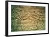 Limestone Relief Showing Hittite Soldiers, Temple of Abu Simbel, Egypt, 14th-13th Century Bc-null-Framed Photographic Print