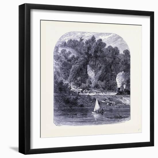 Limestone Rocks Near St. Paul United States of America-null-Framed Giclee Print