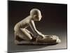 Limestone Statue of Baker at Work-null-Mounted Giclee Print