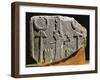 Limestone Stela Depicting the Moon God Sin-null-Framed Giclee Print