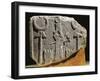 Limestone Stela Depicting the Moon God Sin-null-Framed Giclee Print