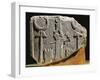 Limestone Stela Depicting the Moon God Sin-null-Framed Giclee Print